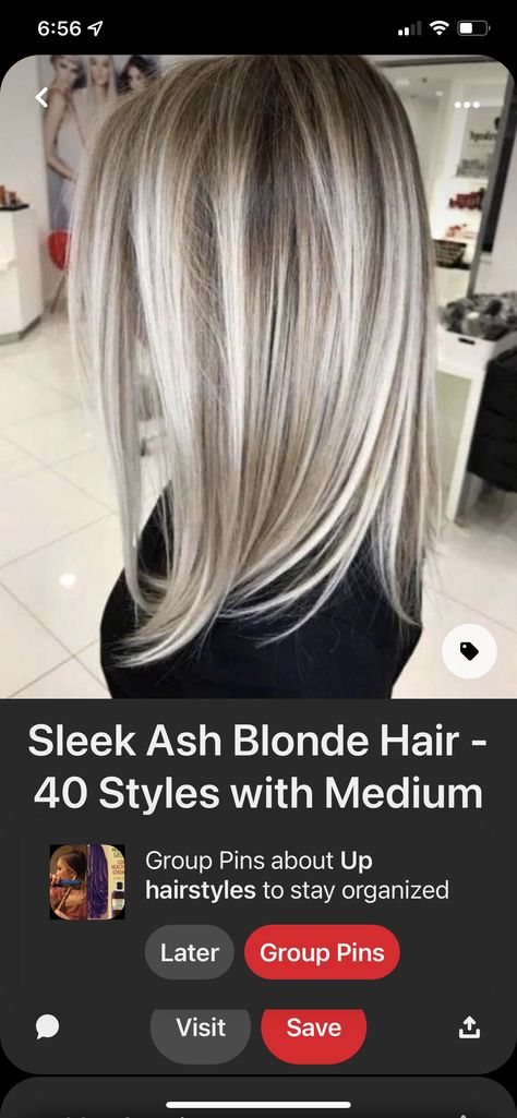 Icy Gray Blonde Hair, Summer Ash Blonde Hair, Gray Hair Highlights Silver Ash Blonde, Cover Grey Hair With Highlights, Bright Blonde Hair With Lowlights, Icy Grey Blonde Hair, Blonde Gray Hair Color Ideas, Blonde Grey Blending, Summer Blonde Hair With Lowlights