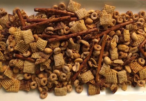 Cheerio Chex Mix Recipes, Chex Mix Recipes With Cheerios, Savory Chex Mix Recipes, Savory Chex, Savory Chex Mix, Original Chex Mix, Chex Mix Original, Chex Mix Recipes Original, Original Chex