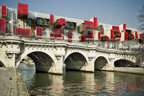 Guerrilla Architecture A Movement - RTF | Rethinking The Future Parasitic Architecture, Paris Bridge, Modular System, Urban Spaces, Urban Design, Architecture Building, Public Space, Metropolis, Architecture Details