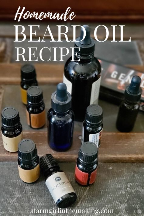 Natural Beard Oil Recipe, Essential Oils For Beards, Beard Oils Recipe, Homemade Beard Oil Recipe, How To Make Beard Oil, Beard Oil Recipe Diy For Black Men, Beard Oil Diy, Diy Beard Oil Recipe, Beard Oil Recipe Diy