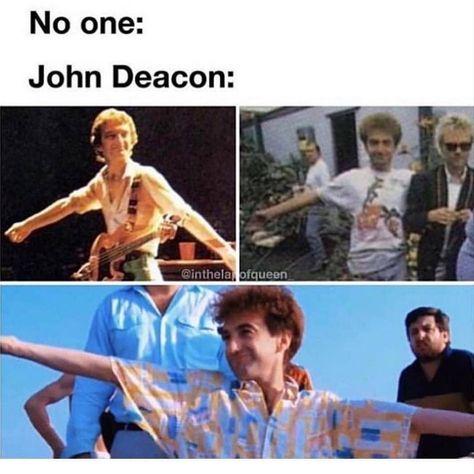 Queen Humor, Queen Meme, T Pose, 19 August, Yas Queen, Queen Photos, Queen Freddie Mercury, Queen Pictures, John Deacon