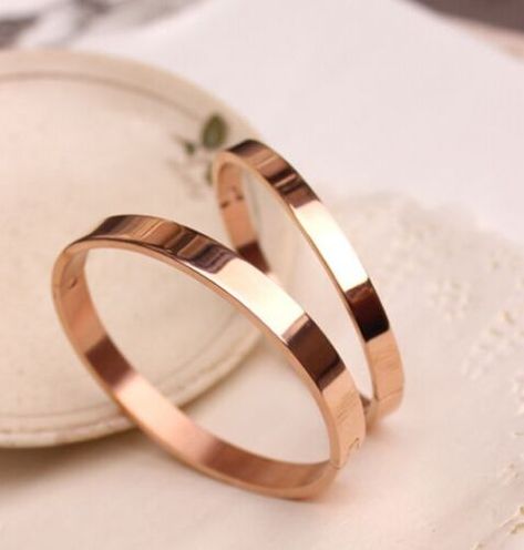 https://www.thebeautyreel.com/ Find many great new & used options and get the best deals for 18K Rose Gold Filled Women's Plain Band Solid Bangle Bracelet AU Free Shipping at the best online prices at eBay! Free delivery for many products! Stylish Bangles, Rose Gold Bangle, Plain Bands, Indian Bridal Outfits, Rose Gold Bracelet, Gold Plated Bracelets, Jewelry Design Necklace, Gold Bangle, Bangles Jewelry