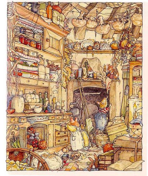 Foraging for Wild Edibles + Herbs: Sustainable + Safe Gathering Practices // Blog Castanea Susan Wheeler, Jill Barklem, Brambly Hedge, 동화 삽화, Marjolein Bastin, Art Et Illustration, Cute Mouse, Art And Illustration, Woodland Creatures