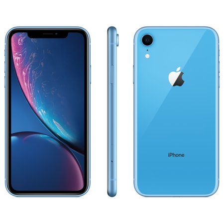 Total Wireless Apple iPhone XR w/64GB, Yellow, Blue Prepaid Phones, T Mobile Phones, Refurbished Phones, Motorola Phone, Cell Phone Service, Simple Mobile, Lg Phone, Boost Mobile, Cellular Phone