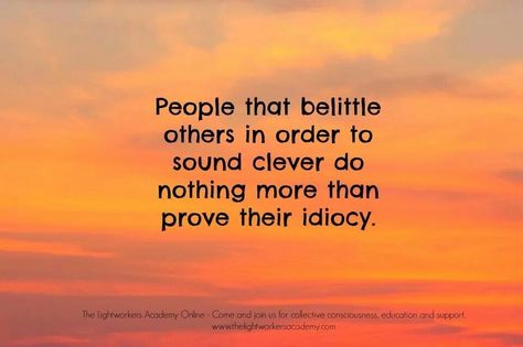 Belittling. Belittle Quotes, Empathy Statements, Side Order, Personal Transformation, Bridget Jones, Negative People, Do Nothing, Amazon Store, All Quotes