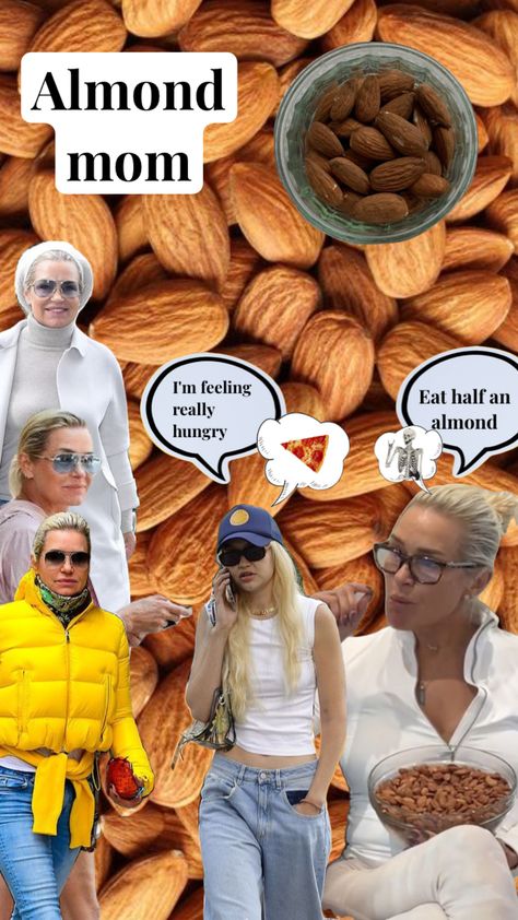 #yolandahadid #gigihadid #almondmom #disorderedeating #mentalhealth Almond Mom Aesthetic, Almond Mom, Mom Aesthetic, Yolanda Hadid, Gigi Hadid, Almond