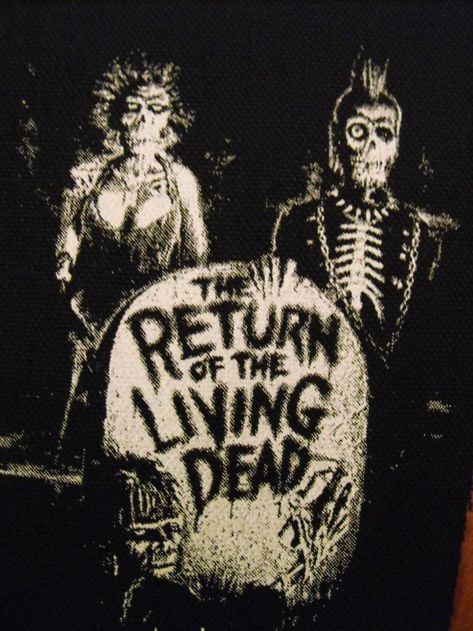 Return Of The Living Dead, Terror Movies, Horror Punk, Punk Poster, The Living Dead, Band Poster, Horror Posters, Retro Horror, Horror Movie Art