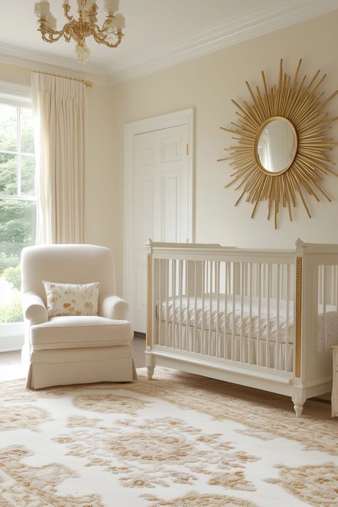 21 Modern Neutral Nursery Ideas You Will Love Surprise Gender Nursery, Mid Century Nursery Girl, White Wall Nursery, Nursery Inspo Gender Neutral, Beautiful Nursery Ideas, Baby Room Colors Neutral, Classy Nursery, Minimalist Nursery Ideas, Neutral Girl Nursery