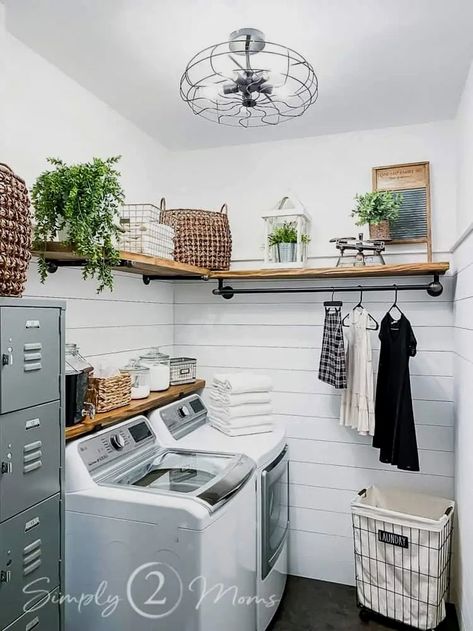 #organization #laundryroomideas #diy Laundry Room Redesign, Laundry Quotes, Laundy Room, Laundry Room Update, Dream Laundry Room, Laundry Room Renovation, Laundry Room Shelves, Laundry Room Ideas, Farmhouse Laundry Room