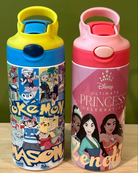 Insulated, leak-proof Children Tumblers personalized just for your youngster. Cottagecore Icons, Tumblers Designs, Drink Ware, Kids Water, Kids Gown, Water Bottle Design, Kids Water Bottle, Custom Cartoons, Personalized Tumblers