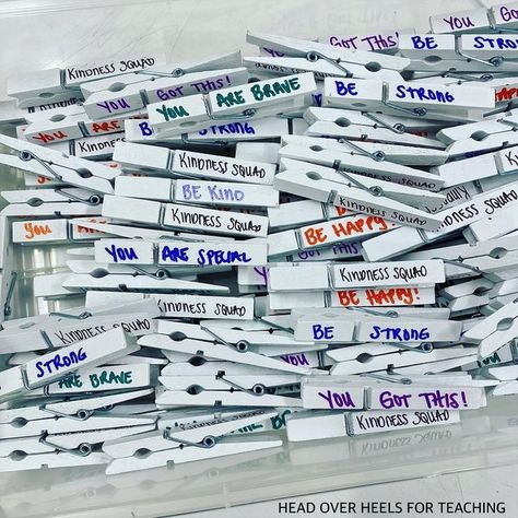 Joanne Miller on Instagram: "KINDNESS SQUAD strikes again! My students love the idea of this secret mission to spread kindness! You have to swipe to see how cute my students are when they secretly put the clip on another student’s backpack! When students discover them later in their backpack, we hope it makes them smile! 😍❤️😍 #kindnesssquad #kindness #spreadkindness #bekind #teach #teachersofinstagram #teacher #teachersfollowteachers #iteach" Tornado Watch, Secret Mission, School Culture, You Are Special, Spread Kindness, 7 Habits, Random Acts Of Kindness, Classroom Activities, Tornado