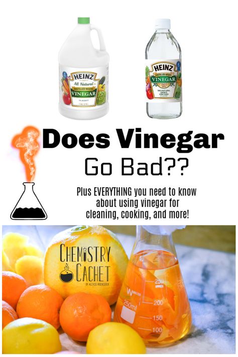 There are many uses for vinegar when it comes to cleaning. You can even use it in the garden for a weed killer or killing bugs, but there are many myths about vinegar! Read our guide to learn the truth about white distilled vinegar. Does it go bad? How to read the labels and more on Chemistry Cachet. #science #vinegar Uses For Vinegar, Heinz Vinegar, Home Retreat, Types Of Vinegar, Zen Home, Vinegar Uses, Acidic Foods, Vinegar Cleaning, Distilled White Vinegar