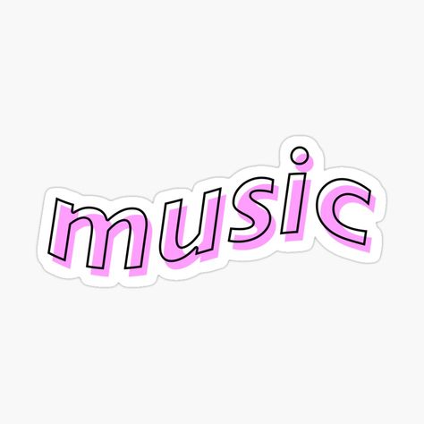 Music Subject Design, Music Subject, Subject Design, Girl Boss Wallpaper, Stickers Ideas, Pink Music, Story Cover, Science Stickers, Stickers Png