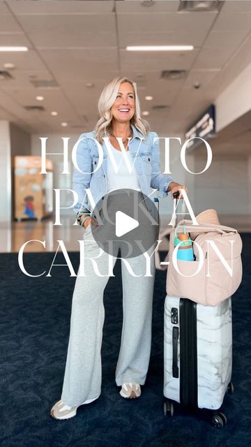 Cassie • Hi Sugarplum! on Instagram: "Carry-on life 😍✈️🧳 Comment ✨PACK IT✨ and I’ll send you links to all my travel packing essentials!   Three weeks in Europe with just a carry-on definitely required a lot of outfit planning, but also  some serious MacGyver packing! 🧳😜 These essentials are how I make it happen.   FAQ: ✈️ The soft duffle fits under the seat & counts as a personal item.   ✈️ I have TSA PreCheck so don’t typically have to remove liquids (I do keep them under 4ozs). But I normally pack my toiletry bag in the soft duffle for easy removal if needed.   ✈️ I usually wear sneakers on the plane, so I don’t have to pack them. But for this trip I needed hiking shoes, too, so I wore those  on the plane & put the other sneakers in the hard shell bag where the toiletries are.   ✈️ W Spring Carry On Packing, Pack In Carry On, Only Carry On Packing, How To Pack For 4 Days In A Carry On, 10 Days Outfits Travel, Carry On Essentials Woman, Pack Light For Travel Carry On Bag, Packing Essentials List Carry On Bag, Packing For Plane Trip Carry On Bag