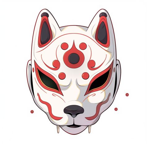 Topeng Anbu, Anbu Black Ops Mask Tattoo, Anbu Mask Tattoo, Anbu Mask Tattoos, Anbu Black Ops Mask, Kitsune Mask Art, Mascaras Anbu, Naruto Mask, Kitsune Logo