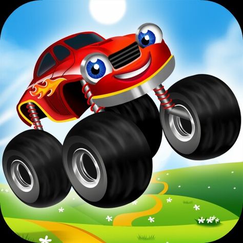 Monster Truck Games, Monster Truck Kids, Monster Truck Racing, Cartoons Hd, Truck Games, Truck Racing, Valentines Day Coloring Page, Indoor Games For Kids, Truck Coloring Pages