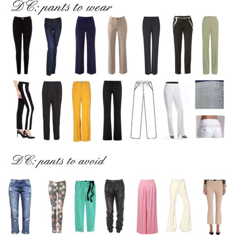 Pants for Dramatic Classic by wichy on Polyvore | NOTE: As a DC, I love these selections of pants, except the skinny pant, unless worn with knee-high boots. DC should wear straight-leg pants that are femininely tailored with a nod to traditional menswear. Such pants will be fitted (not skin tight) through the thighs. Kibbe wrote, "The pants should be clean, sleek, and elegant." Dramatic Classic Silhouette, Dramatic Classic Style Outfits Winter, Casual Dramatic Classic, Dramatic Classic Style Outfits Edgy, Dramatic Classic Wardrobe, Dramatic Classic Style Outfits Summer, Dramatic Classic Jeans, Dramatic Classic Pants, Dramatic Classic Capsule Wardrobe