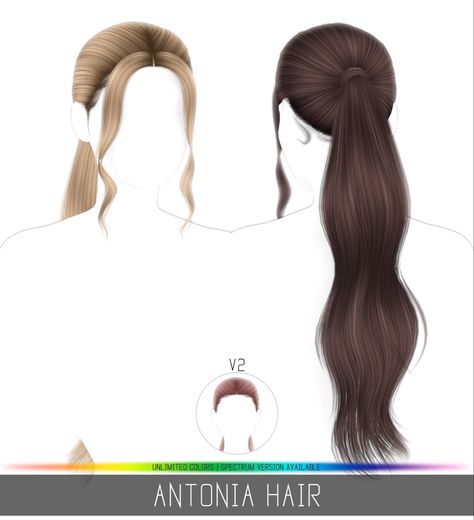 Sims 4 Mods World Patreon, Sims Cc Lululemon, Sims4 Cc Clothing Female Hair, Sims 4 Cc Female Hair Patreon, Mods The Sims 4 Hair, Hair The Sims 4, Sleek Hairstyle, Mods The Sims 4, Voluminous Ponytail