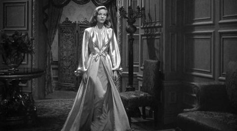 The Bathrobe:  12 movies that chose this iconic clothing to set the scene… | Julianna Rae Old Hollywood Aesthetic, Fancy Robes, Bogie And Bacall, Bogart And Bacall, Hollywood Aesthetic, The Big Sleep, Claudette Colbert, Anne Bancroft, Charlotte Rampling