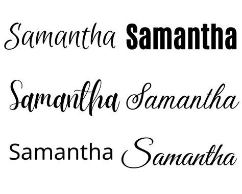 Samantha Signature, Samantha Tattoo, Samantha Name, Popular Script Fonts, Samantha Font, Samantha Wedding, Heart Font, Best Script Fonts, Handwritten Script Font