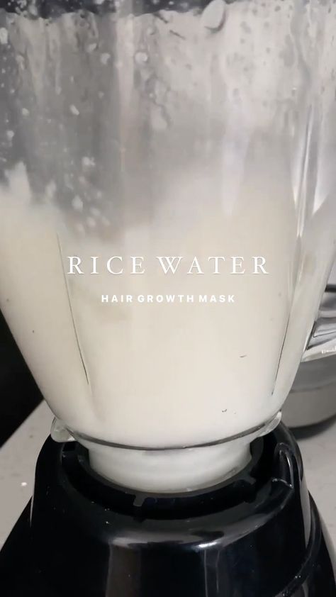 Rice Mask For Hair Growth Recipe, Jasmine Rice Water For Hair Growth, Rice Paste For Hair, Rice And Flax Seed Hair Mask, Diy Rice Water For Hair, Rice Hair Mask Recipe, Rice Water Hair Mask, Rice Hair Mask, Diy Rice Water