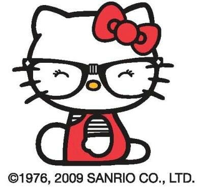 Nerd kitty! Hello Kitty With Glasses, Kitty With Glasses, Glasses Sketch, Hello Kitty Clipart, Hello Kitty Bedroom, Pink Wallpaper Hello Kitty, Hello Kitty Colouring Pages, Hello Kitty Tattoos, Hello Kitty Aesthetic