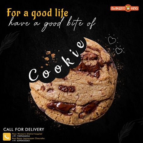 Advertising Campaign Design, Food Photography Dessert, Biscuits Packaging, Kek Lapis, Cookie Pictures, Cookies Branding, Baking Logo, Cookie Business, Food Graphic Design