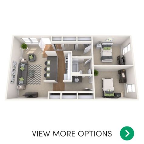 Floor Plans of Campus Hill Apartments in Okemos, MI Leasing Office, Apartment, Floor Plans, New Homes, Flooring, How To Plan