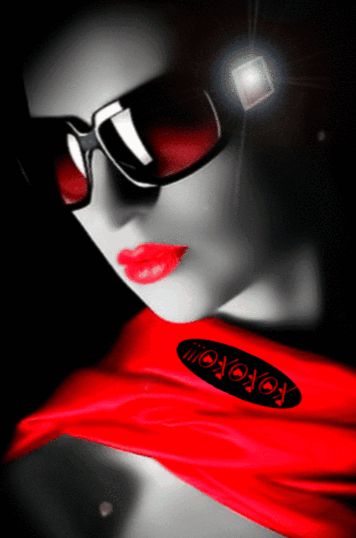 CoLoRsPlAsH ♡♥♡ Amazing Gifs, Shady Lady, Square Sunglasses Women, Color Splash, Google Chat, Blog Post, Square Sunglass, Gif, Sunglasses