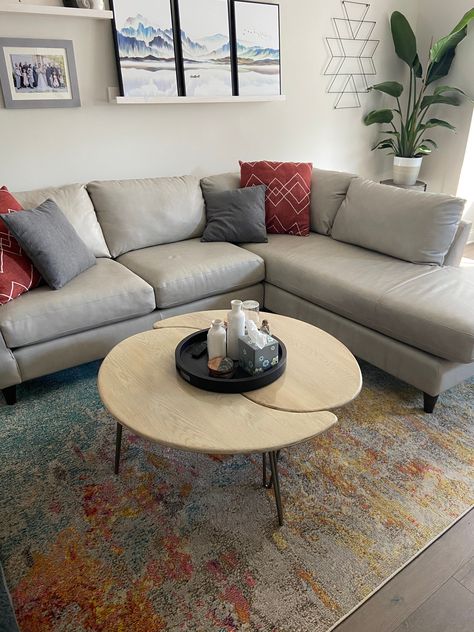 Ying Yang, Coffee Table Design, Yin Yang, White Wash, Table Design, Table Furniture, Sectional Couch, Furniture Design, Couch