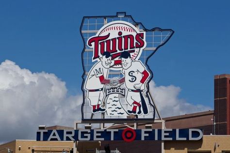 Mn twins Twins Logo, Baseball Buckets, Major League Baseball Stadiums, Minnesota Life, Minnesota Twins Baseball, Minneapolis City, Target Field, Mlb Stadiums, Minnesota Nice