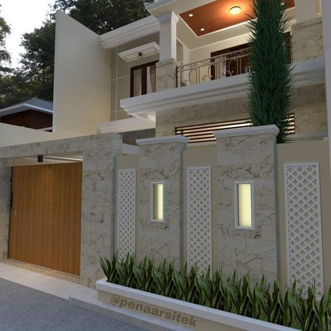 Bungalow Fence Ideas, Boundry Wall Design Latest, House Boundary Wall Design Modern, House Front Gate Entrance, Boundry Wall Design Modern Exterior, Front Boundary Wall Design Exterior, Simple Compound Wall Design, Boundary Wall Design Exterior, Boundary Wall Ideas