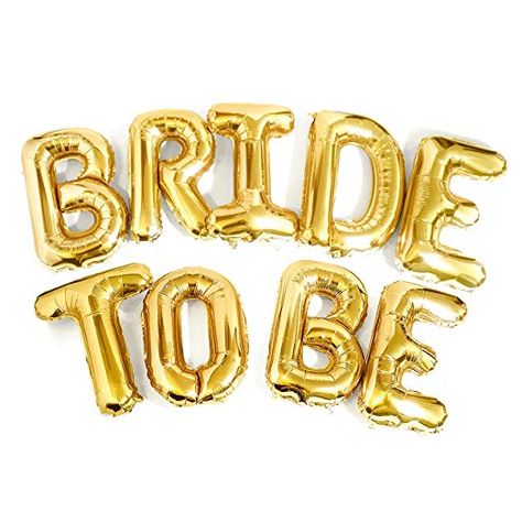 Hen Party Balloons, Bachelorette Balloons, Happy Birthday Yard Signs, Bride To Be Banner, Hen Party Decorations, Bride To Be Balloons, 16 Balloons, Gold Foil Balloons, Bridal Shower Balloons