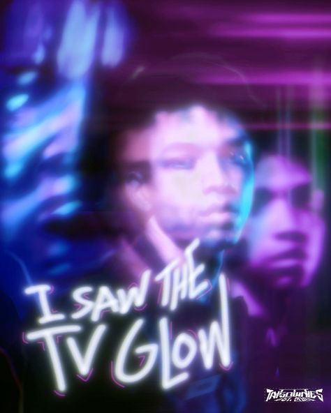 i saw the TV glow poster (2024) #isawthetvglow #isawthetvglowposter #thepinkopaque #justicesmith I Saw The Tv Glow Fanart, I Saw The Tv Glow Poster, The Pink Opaque, I Saw The Tv Glow Aesthetic, I Saw The Tv Glow, Tv Glow, Glow Aesthetic, Tv Aesthetic, There Is Still Time