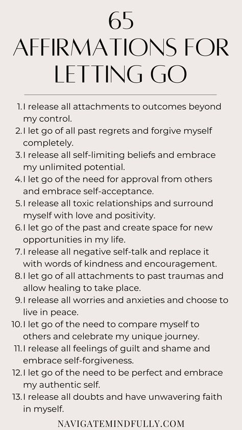 healing affirmations Choose Positivity, Let Go Of Past, Let Go Of The Past, Gratitude Journal Prompts, Find Inner Peace, Healing Affirmations, Powerful Affirmations, Gratitude Affirmations, Affirmations For Happiness