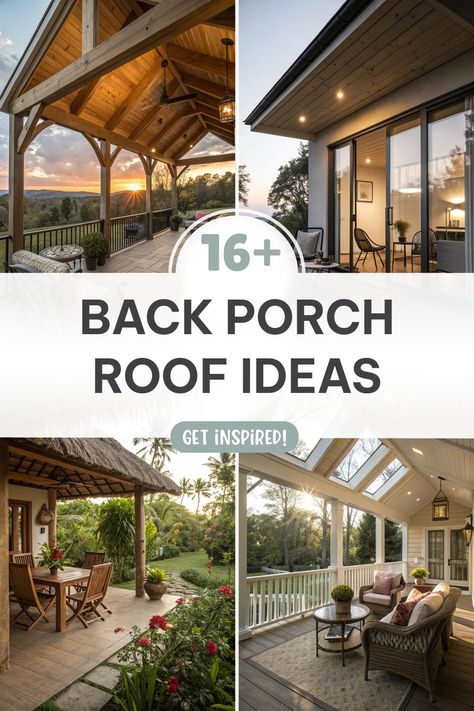 Click for More ➡️ | Save for Later ❤️ | Back Porch Roof Ideas: Explore styles from chic awnings to rustic thatched charm. Porch Roof Ideas, Iron Pergola, Trellis Netting, Porch Ceiling, Beadboard Ceiling, Roof Ideas, Porch Roof, Porch Area, Aluminum Pergola