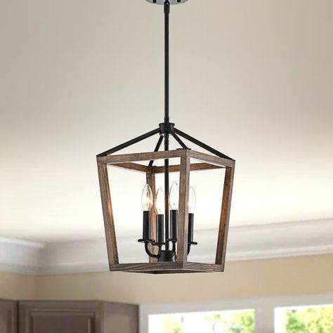 Entryway Lights, Square Chandelier, Entry Lighting, Cage Chandelier, Foyer Lighting, Rectangle Chandelier, Wood Chandelier, Hallway Lighting, Wood Light