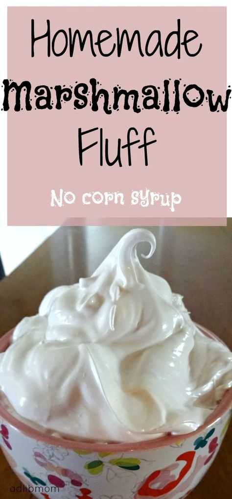 Homemade Marshmallow Fluff Without Corn Syrup, Diy Marshmallow Fluff, Cake Fondant Recipe, Homemade Marshmallow Cream, Marshmallows Without Corn Syrup, Healthy Marshmallows, Marshmallow Fluff Frosting, Marshmallow Fluff Recipes, Sugar Free Marshmallows