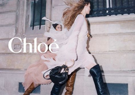 Chloé's Fall 2024 Campaign is a Parisian Fantasy Chloe Campaign, Jessica Miller, Chloe Fashion, Campaign Fashion, Hair Color Auburn, Blonde Hair Inspiration, Fall 24, Red Hair Color, 1920s Fashion