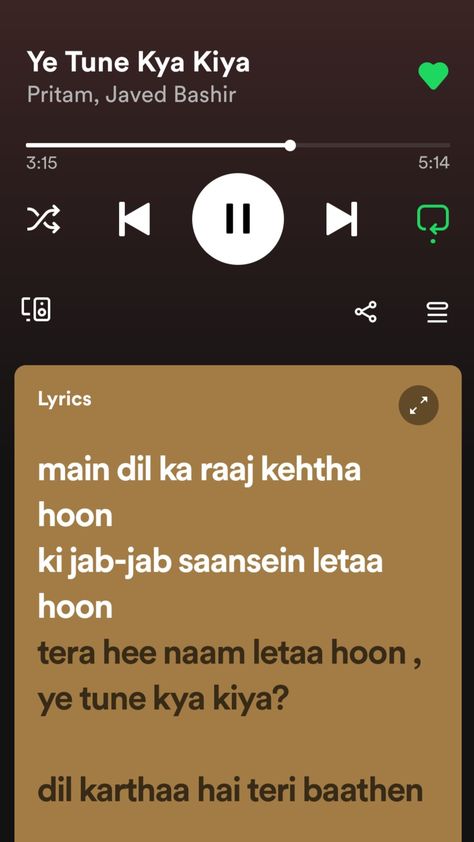 Hindi Songs Spotify Lyrics, Songs Aesthetic Spotify, Hindi Songs Lyrics Quotes, More To Life Quotes, Music Suggestions Instagram Story, Hindi Love Song Lyrics, Sarcastic Words, Cute Couple Text Messages, Therapy Playlist