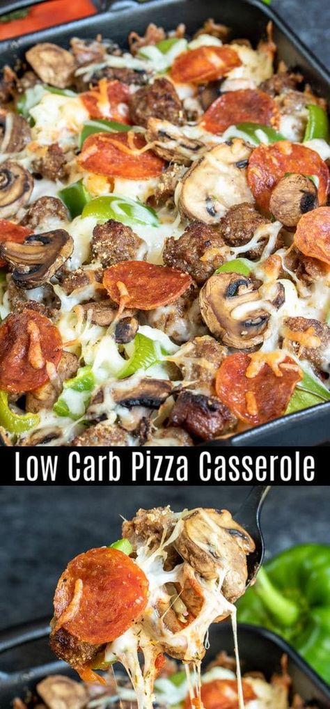 Pizza Casserole Low Carb, Low Carb Pizza Casserole, Recipe For Family, Keto Dinner Recipe, Easy Keto Dinner, Low Carb Recipe, Diner Recept, Pizza Casserole, Low Carb Pizza