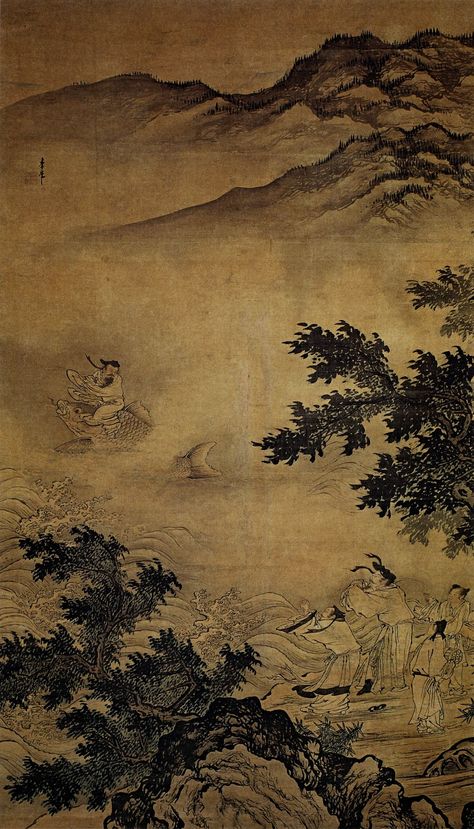 Imperial China Aesthetic, Ancient China Aesthetic, Ancient China Art, Surrealism Fashion, Shanghai Museum, Ancient Asia, Asian Landscape, Chinese Artwork, Chinese Art Painting