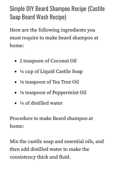 Beard Soap Recipe, Diy Beard Wash, Beard Conditioner Diy, Beard Shampoo Recipe Diy, Beard Wash Recipe Diy, Beard Balm Diy Recipes, Beard Wash Recipe, Esthetic Business, Beard Balm Recipe