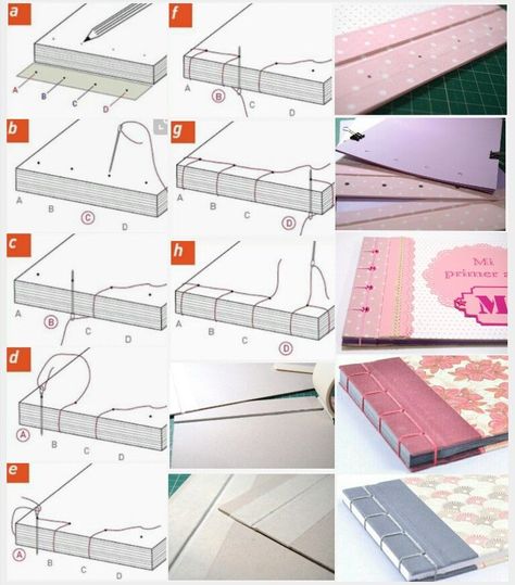 Buku Diy, Homemade Books, Bookbinding Tutorial, Book Binding Diy, Bed Tent, Kids Beach, Beach Hacks, Diy Notebook, Kraf Diy