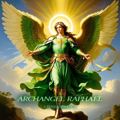 Archangel Raphael Tattoo, Archangels Art, Saint Raphael Archangel, All Archangels, Raphael Archangel, Angel Raphael, St Raphael Archangel, Raphael Angel, Saint Raphael