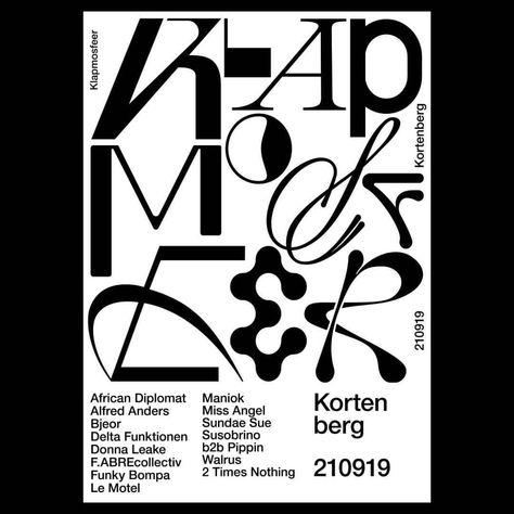 Monochrome Poster, Typo Poster, Type Poster, Typo Design, 타이포그래피 포스터 디자인, Graphic Design Fonts, Type Posters, Graphic Design Trends, Type Design