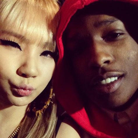 CL & A$AP Rocky!  Photo by chaelin_cl • Instagram A$ap Rocky, Uk Icon, Cl Instagram, Lee Chaerin, Pretty Flacko, 2013 Swag Era, Chief Keef, Rap Aesthetic, Asap Rocky