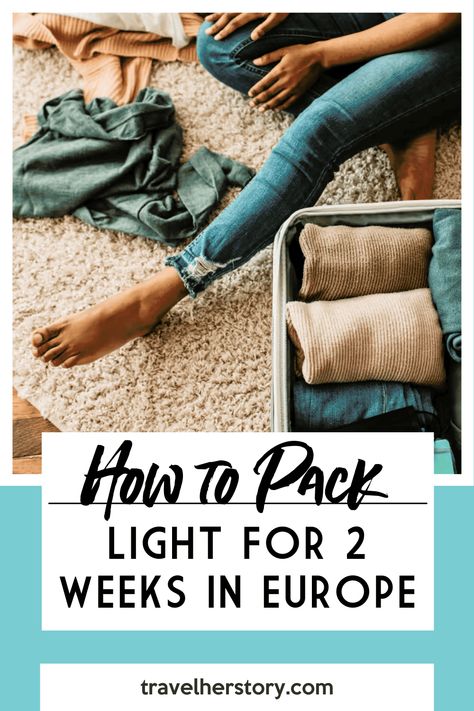 Before you even get to the Guinness Storehouse, Buckingham Palace, or Versailles, you'll need to pack light for Europe, as you don't want to drag a heavy suitcase around with you! I've had to pack light for my trips to Europe as I brought only one suitcase and stayed in hostels. You can adapt this list for carry-on luggage should you wish to. Whether you need to learn how to pack light for 2 weeks in Europe in spring, summer, fall, or winter, this will help you. I promise! How To Pack Light For Europe In The Fall, 12 Day Trip Packing List, Two Week Vacation Clothes, How To Pack A Carry On For 2 Weeks Europe, Pack 2 Weeks In A Carry On, 2 Week Backpacking Europe, Carry On Europe Fall, Packing For A Trip List, Fall Trip Packing List