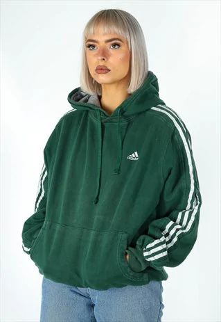 Adidas Pullover, Adidas Vintage, Hoodie Oversize, Adidas Originals Women, Hoodie Green, Adidas Sweatshirt, Sweat Hoodie, Adidas Hoodie, Vintage Hoodies