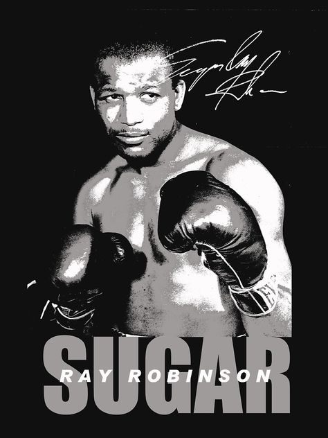 "sugar ray robinson" T-shirt by redboy #Aff , #sponsored, #ray, #sugar, #robinson, #redboy Sports Illustrations Art, Jon Bones, Mike Tyson Boxing, Sugar Ray Robinson, Boxing Images, Boxing Posters, Boxing History, Mma Training, Paw Paw